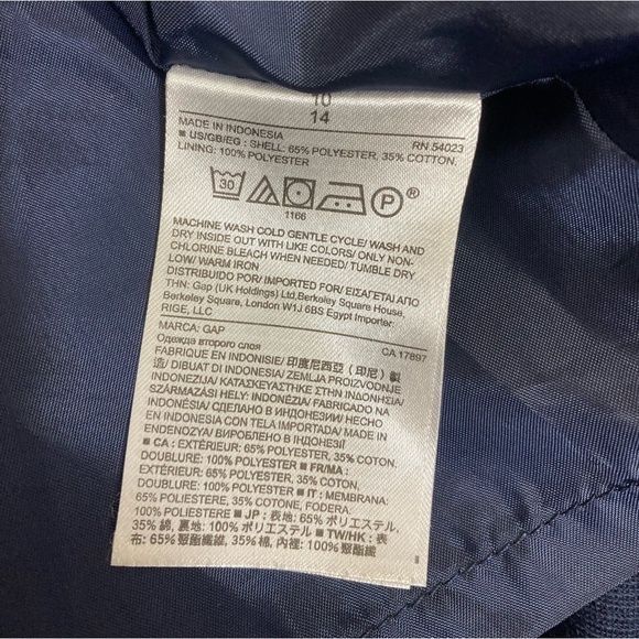 GAP SAILOR MINI SKIRT NAVY/Size10 - Picture 13 of 14